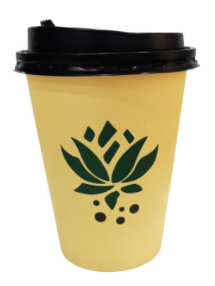 12OZ SINGLE WALL GENERIC PRINT PAPER CUP - NEW*